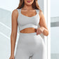 Scoop Neck Wide Strap Active Tank