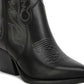 Aries Ankle Length Block Heel Cowboy Boots