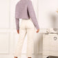 Melange multicolor sweater top