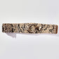 SNAKE PRINT WIDE FASHION BELT