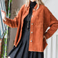 RIBBED VELVET JACKET