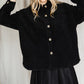 RIBBED VELVET JACKET