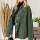 RIBBED VELVET JACKET