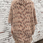 Fringe Open Front Half Sleeve Poncho