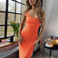Backless Cowl Neck Sleeveless Cami Dress