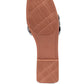 ALLIUM METALLIC WOVEN STRAP FLATS