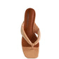 MEMESTAR Low Heel Thong Sandals