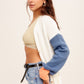 Color Block Sweater Cardigan