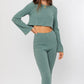 Long Sleeve Crop Top