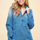 Ladies Denim Jacket with Hoodies