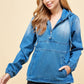 Ladies Denim Jacket with Hoodies