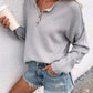 Women Long Sleeve Loose Fit Sweater