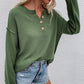 Women Long Sleeve Loose Fit Sweater