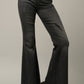 MID-RISE WIDE ELASTIC BANDED FLARE JEANS
