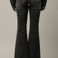 MID-RISE WIDE ELASTIC BANDED FLARE JEANS