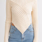 Asymmetrical Hem Sweater Top