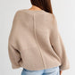 Ribbed Knitted Sweater