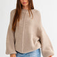 Ribbed Knitted Sweater