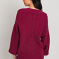 Ribbed Knitted Sweater