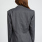 PIN STRIPED BLAZER JACKET