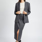 PIN STRIPED BLAZER JACKET