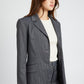 PIN STRIPED BLAZER JACKET