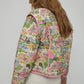 Tied Printeded Long Sleeve Jacket