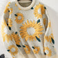 Sunflower Round Neck Long Sleeve Sweater