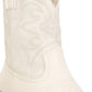Hasting Patchwork Detail Low Heel Cowboy Boots