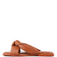 CHUBS Tan Puffy Strap Sliders Flat