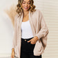Open Front  Cardigan with Pockets