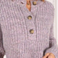 Melange multicolor sweater top