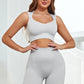 Scoop Neck Wide Strap Active Tank