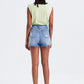 BAYEAS High Rise Bandless Denim Shorts