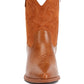 Hasting Patchwork Detail Low Heel Cowboy Boots
