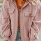 Zip-Up Drawstring Hooded Jacket