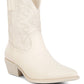 Hasting Patchwork Detail Low Heel Cowboy Boots
