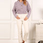 Melange multicolor sweater top