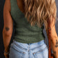 Scoop Neck Wide Strap Knit Vest