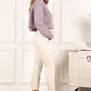 Melange multicolor sweater top