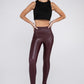 High Rise Faux Leather Leggings