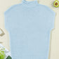 Turtleneck Cap Sleeve Sweater