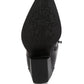 Aries Ankle Length Block Heel Cowboy Boots