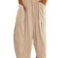 Full Size Pocketed Drawstring Wide Leg Pants