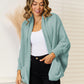 Open Front  Cardigan with Pockets