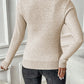 Mock Neck Long Sleeve Sweater