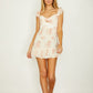 Twist Front Floral Mini Dress