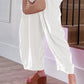 Full Size Pocketed Drawstring Wide Leg Pants