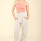 VERY J Cable Knit Seamless Cropped Cami