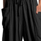 Full Size Pocketed Drawstring Wide Leg Pants